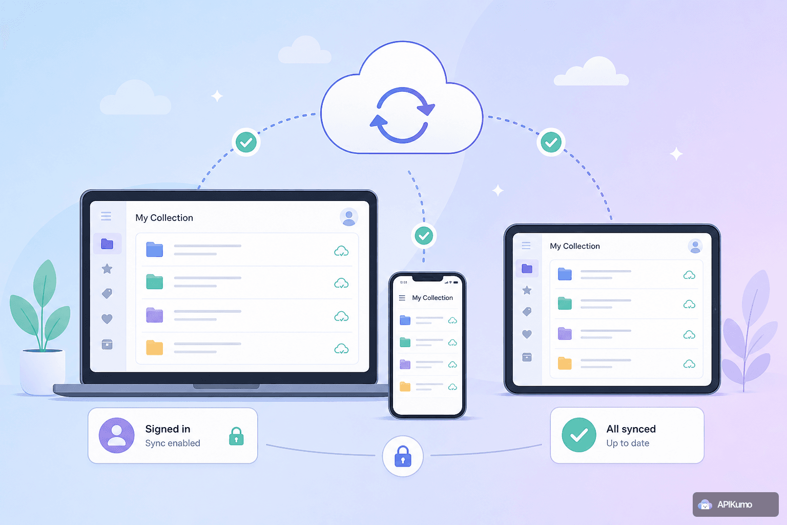 Syncing your collection across devices: how sign-in and cloud sync work in APIKumo